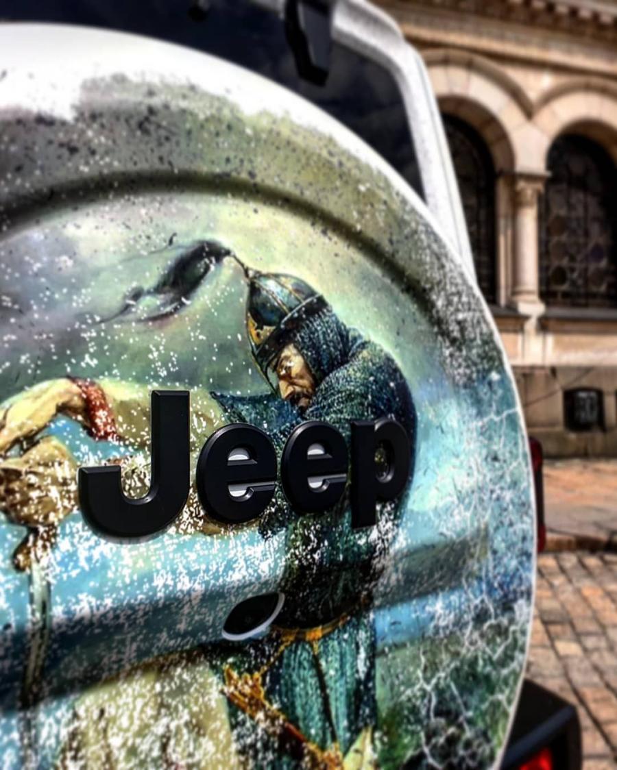 Детали экстерьера Jeep Wrangler Sahara Unlimited by Vilner 2019 года  (фото 5 из 8)